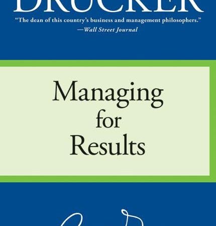 MANAGING FOR RESULTS BY PETER F. DRUCKER