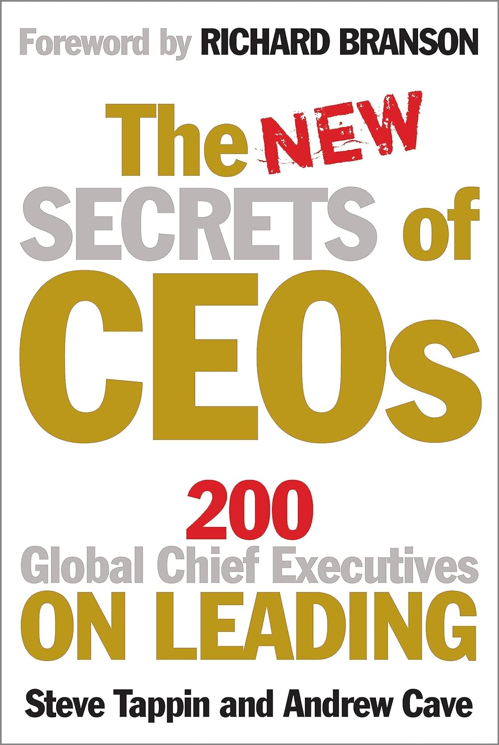 THE NEW SECRETS OF CEOs BY STEVE TAPPIN