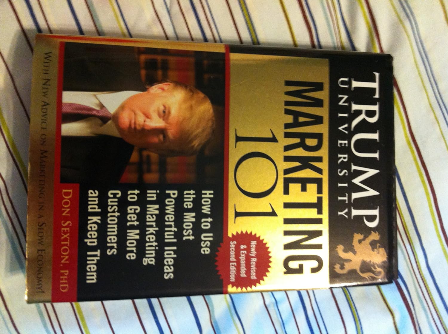 TRUMP UNIVERSITY MARKETING 101 BY DON SEXTON,PHD.